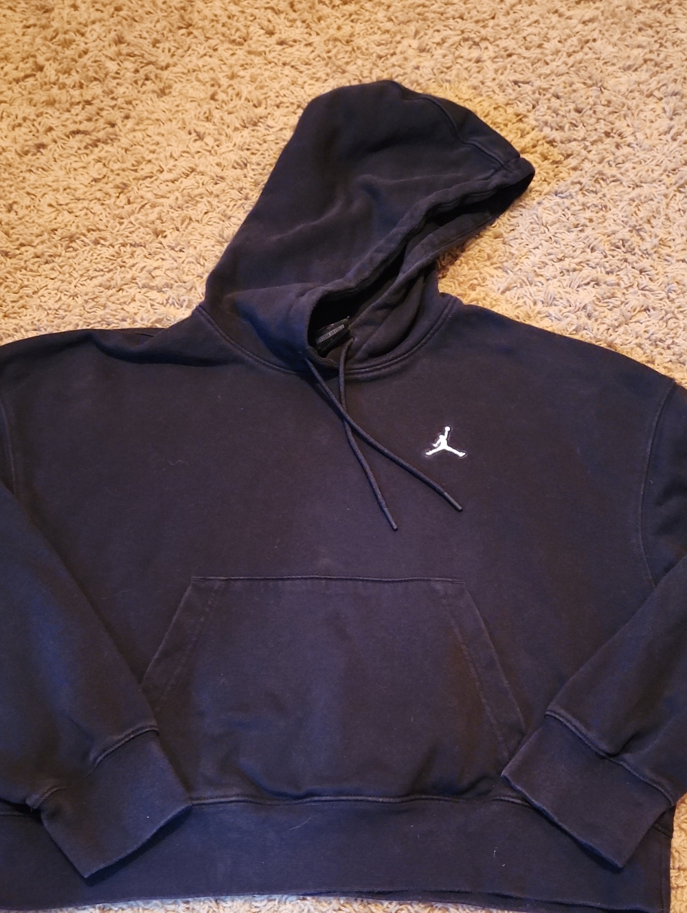 Jordan Womans Crop Pullover Hoodie Size Small